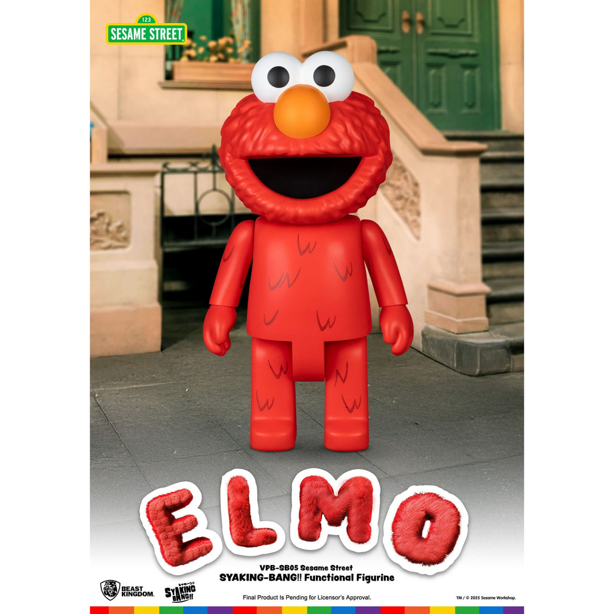 Immagine del prodotto Sesamo Syaking Bang salvadanaio in vinile Elmo 47 cm