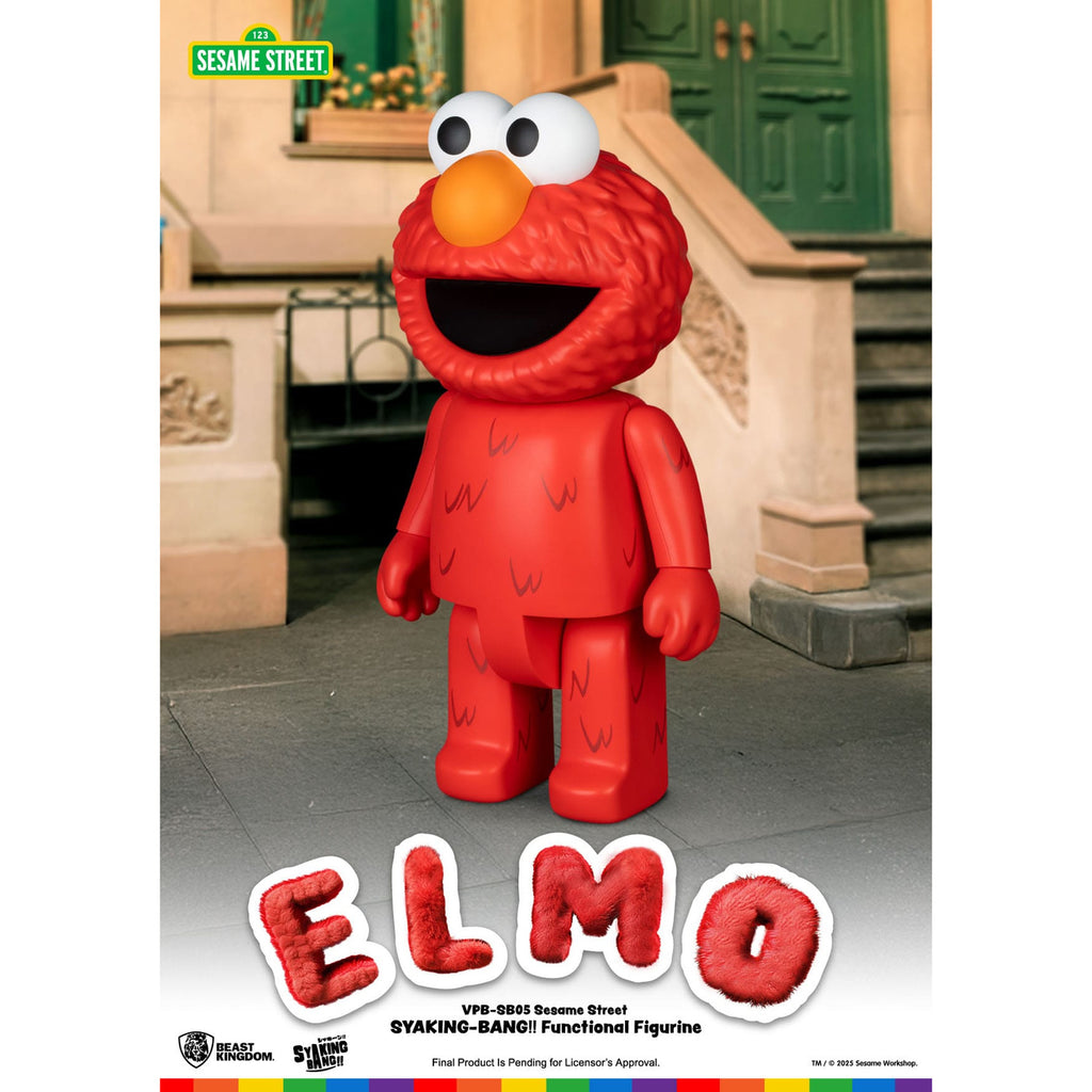 Immagine del prodotto Sesamo Syaking Bang salvadanaio in vinile Elmo 47 cm