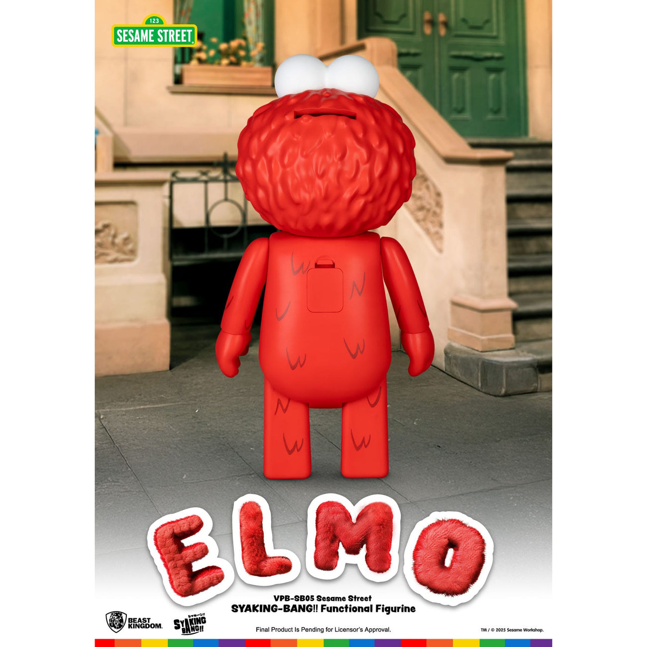 Immagine del prodotto Sesamo Syaking Bang salvadanaio in vinile Elmo 47 cm