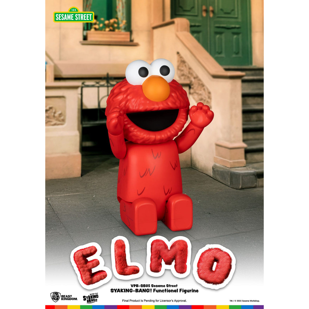 Immagine del prodotto Sesamo Syaking Bang salvadanaio in vinile Elmo 47 cm