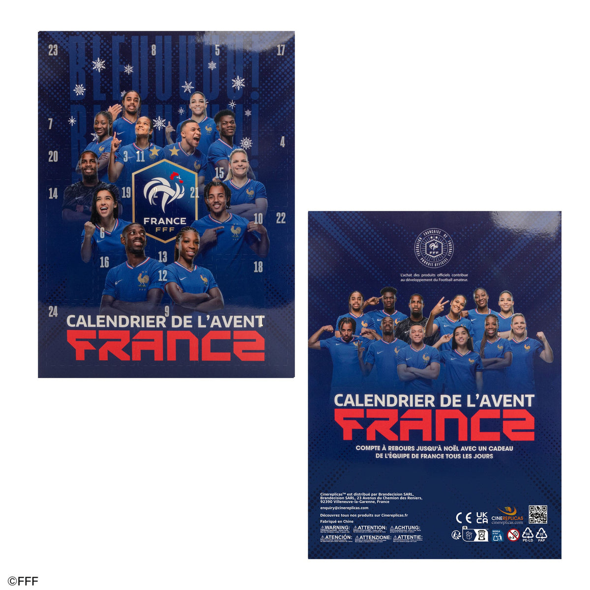 Produktbild Französische Fußballföderation Adventskalender 2025