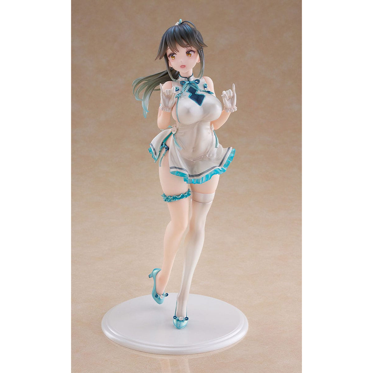 Produktbild Avian Romance Pink Label 5 PVC Statue 1/6 Ponytail Girl: Qipao 29 cm