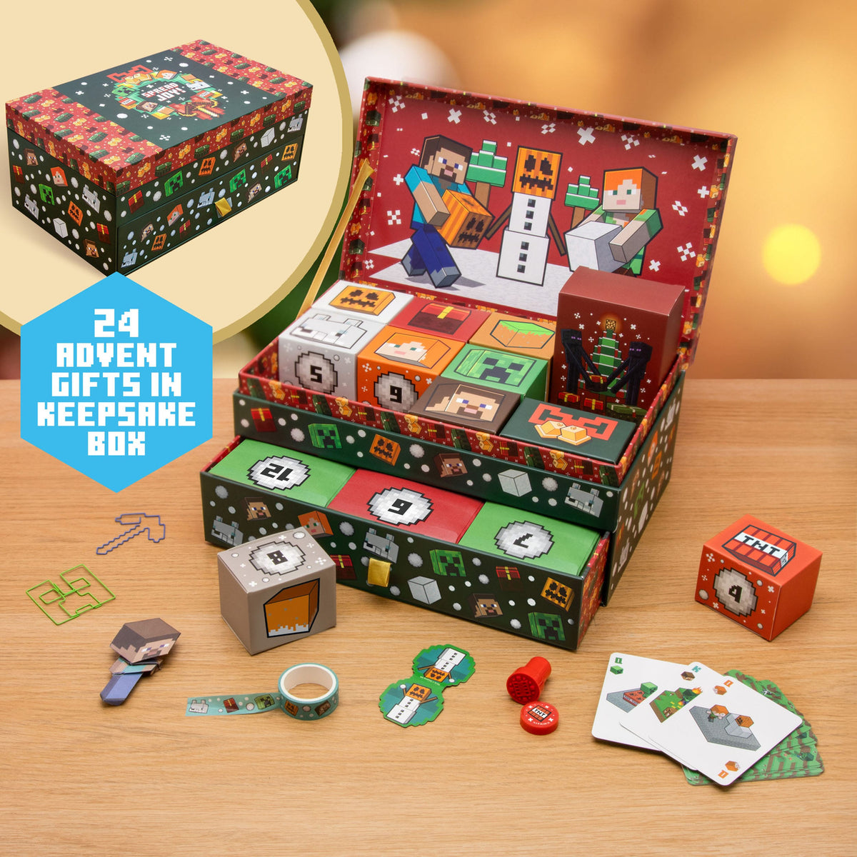 Immagine del prodotto Calendario dell’Avvento Minecraft Keepsake Box