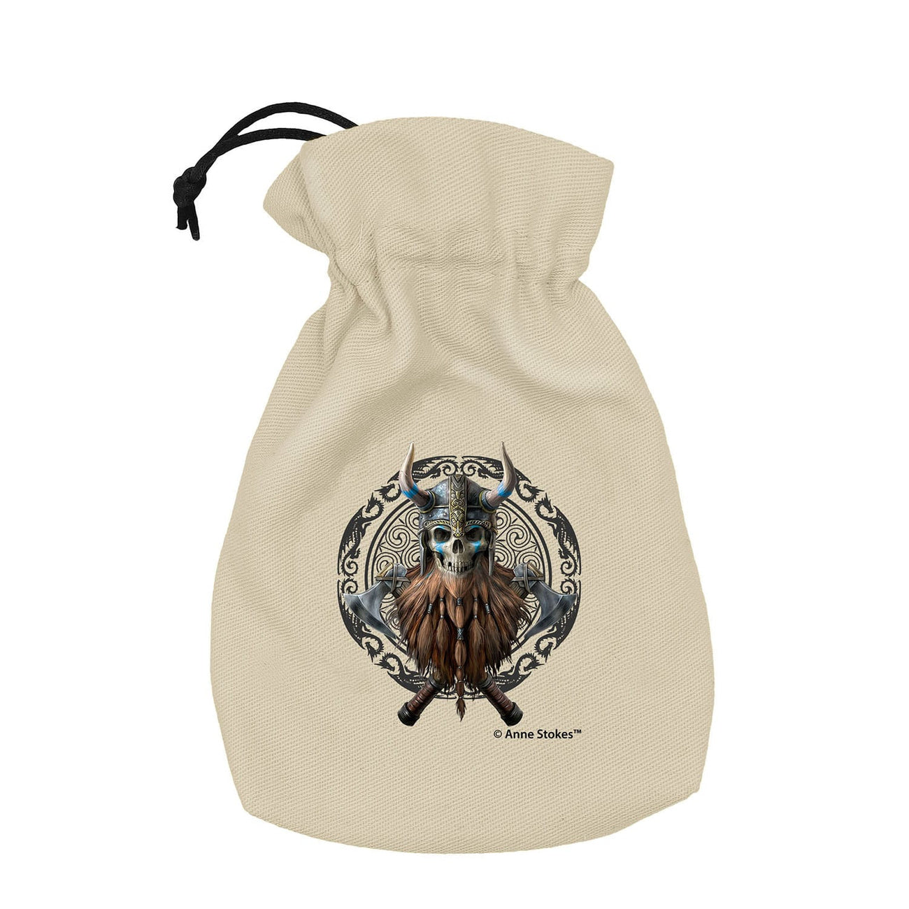 Produktbild Anne Stokes Würfelbeutel Viking Skull