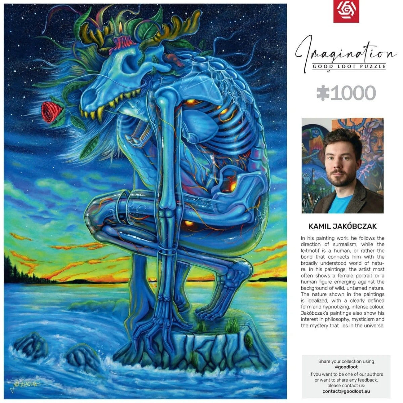 Immagine del prodotto Imagination Series Puzzle Kamil Jakóbczak Bialy Wilk (1000 pezzi)