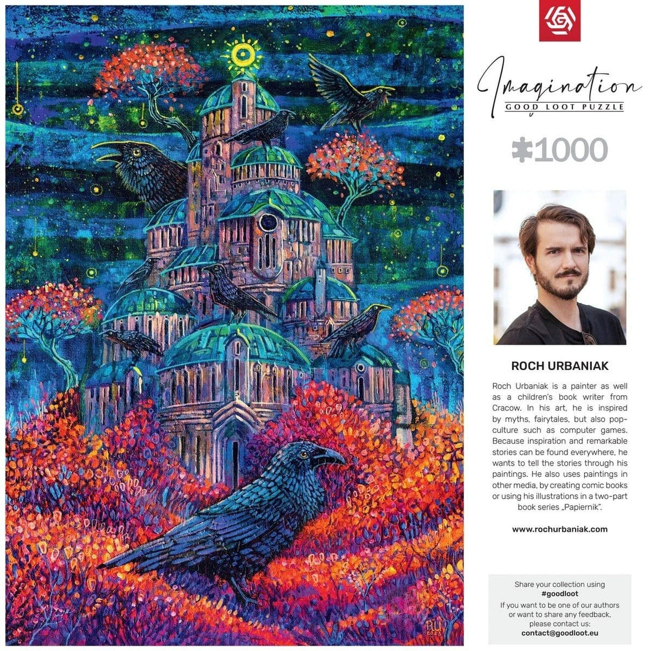 Image produit Imagination Series Puzzle Roch Urbaniak Twierdza Pani Kruków (1000 pièces)