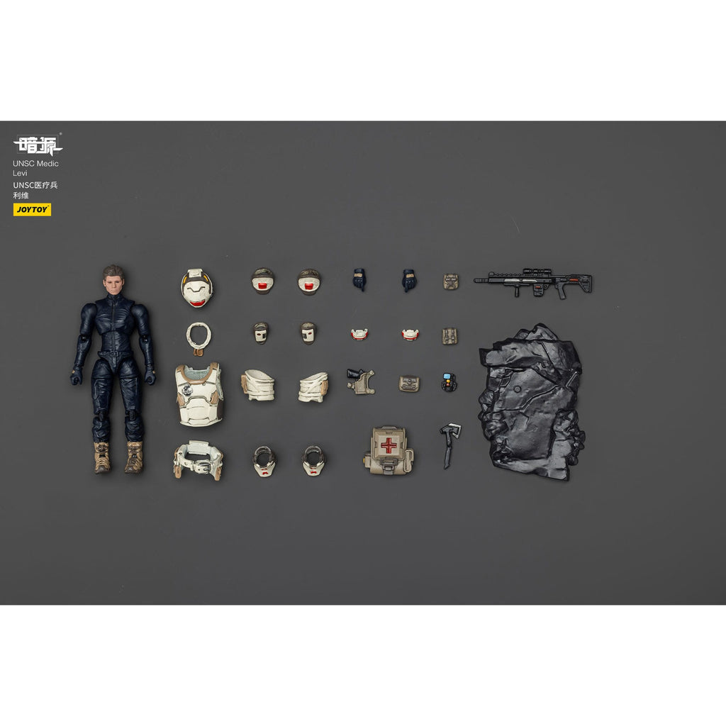 Produktbild UNSC Dark Source Actionfigur Medic Levi 7 cm
