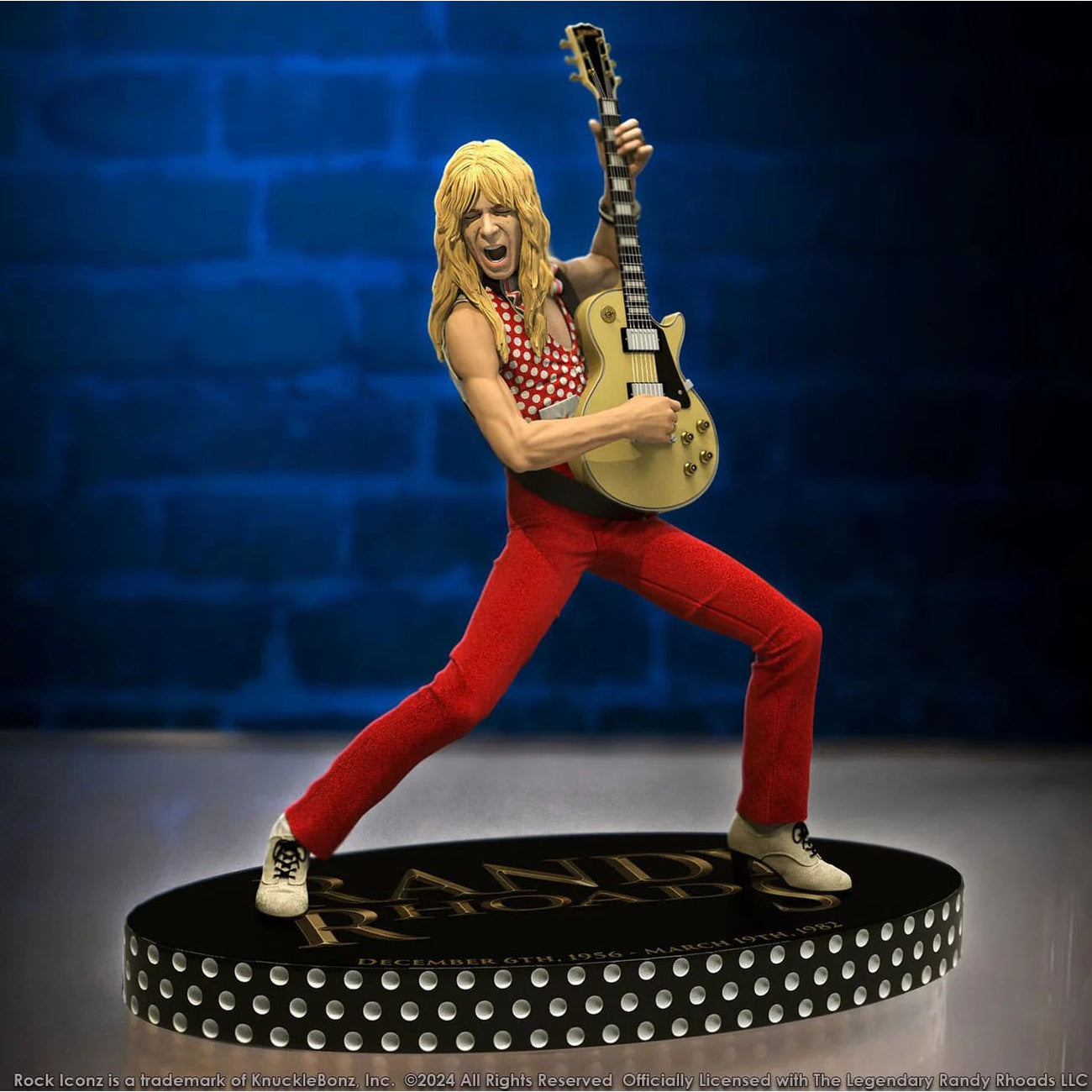Immagine del prodotto Randy Rhoads IV Rock Iconz Statua The Early Years Red Version 24 cm