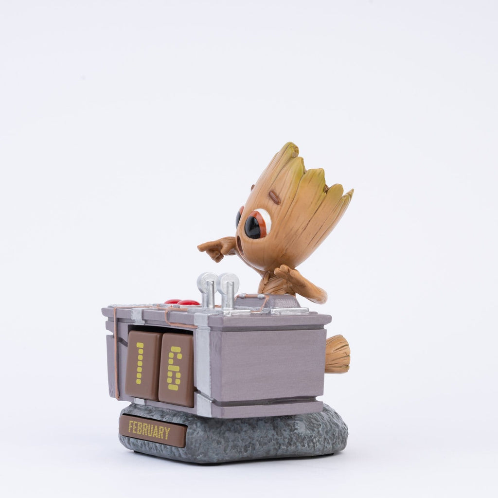 Image produit Marvel Calendrier perpétuel 3D Groot Death Button 12 cm