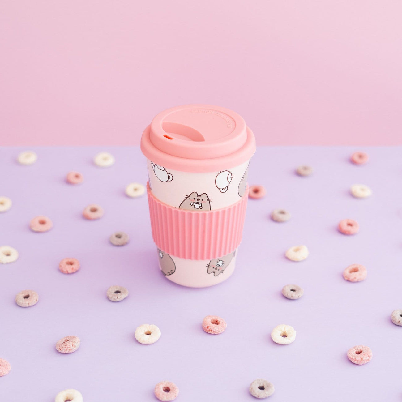 Image produit Mug en céramique Pusheen avec couvercle 400 ml