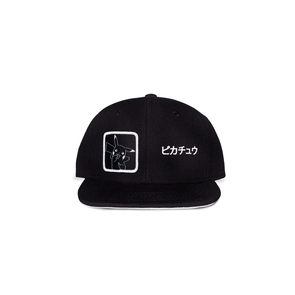 Image produit Pokémon Snapback Cap Pikachu Japanese Black