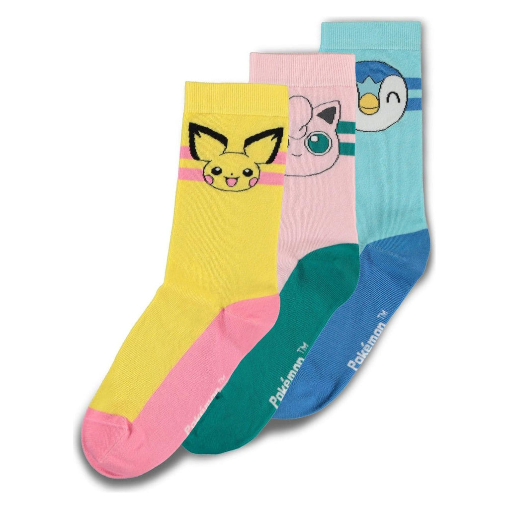 Produktbild Pokémon Socken 3er-Pack Crew 39-42
