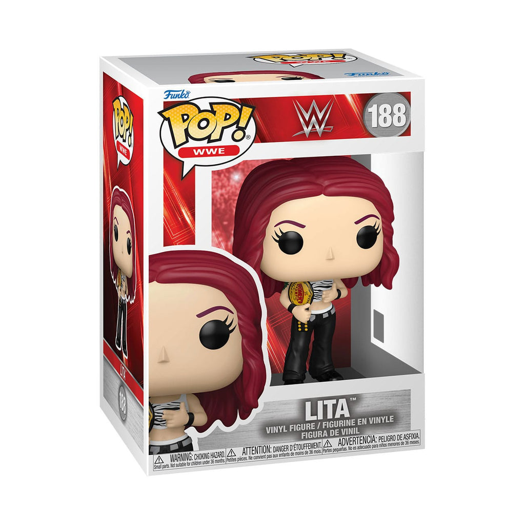 Produktbild WWE POP! Vinyl Figur Lita with Championship Belt 9 cm