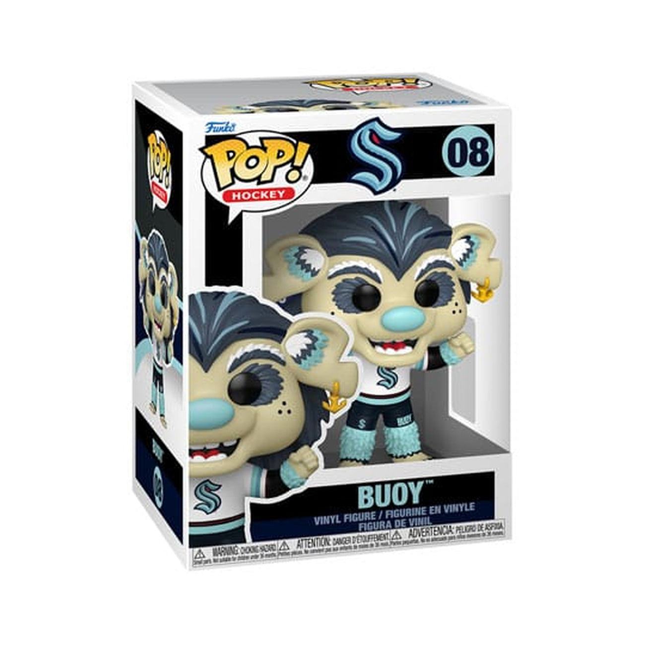 Produktbild NHL POP! Vinyl Figur Mascots: Kraken- Buoy 9 cm