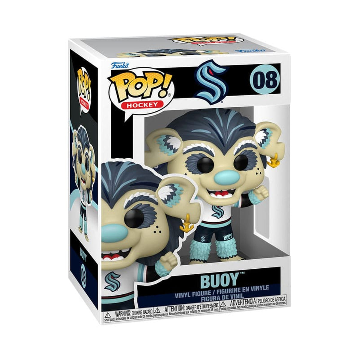 Produktbild NHL POP! Vinyl Figur Mascots: Kraken- Buoy 9 cm