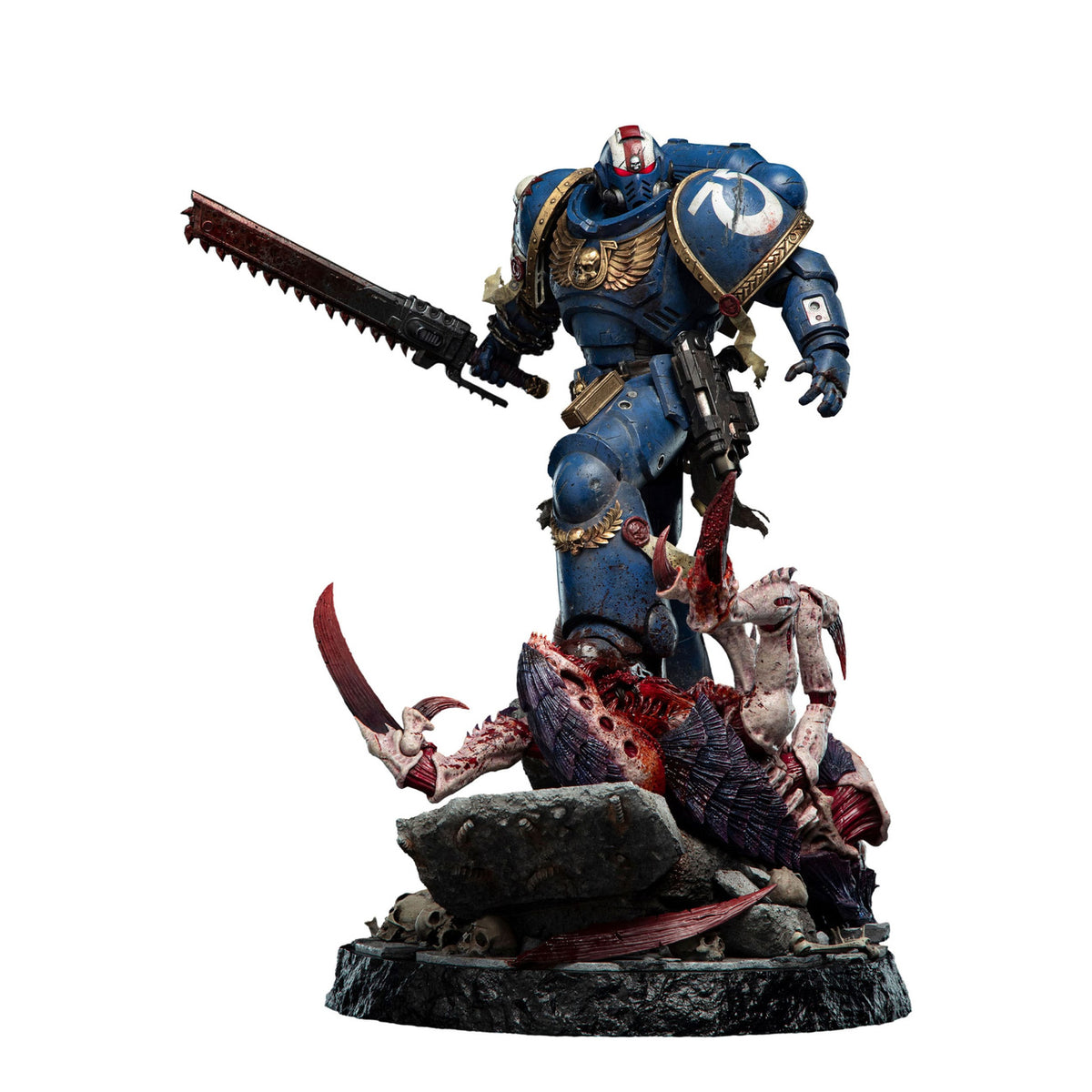 Produktbild Warhammer 40,000: Space Marine 2 Statue 1/6 Lieutenant Titus Battleline Edition 63 cm