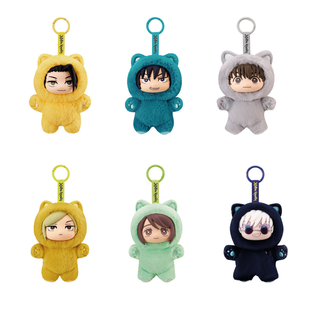 Immagine del prodotto Jujutsu Kaisen - Espositore portachiavi peluche misterioso orecchie da gatto