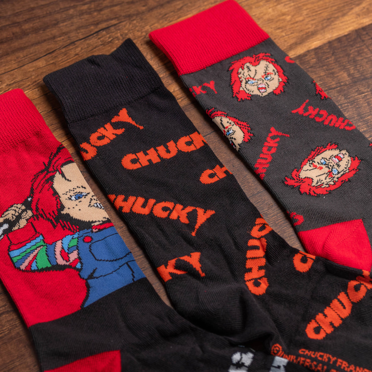 Immagine del prodotto Chucky - Set di 3 paia di calzini in scatola regalo