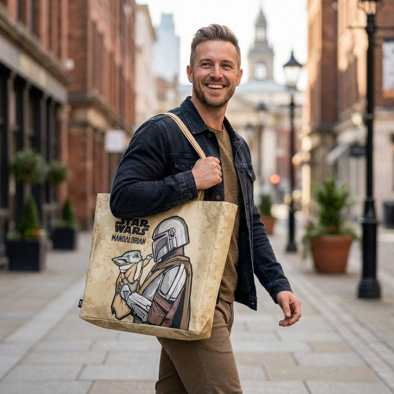 Produktbild Grogu und Mando Shopper Tasche - Star Wars Mandalorian & Grogu