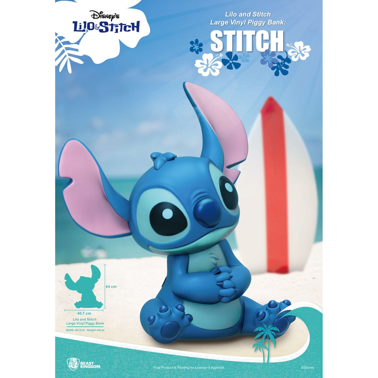 Immagine del prodotto Lilo & Stitch salvadanaio in vinile Stitch 44 cm