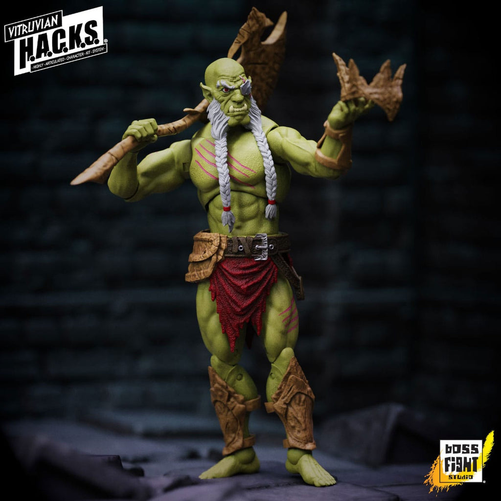 Image produit Figurine d'action Vitruvian H.A.C.K.S. Mighty Orc Sovran Bur'Zagi