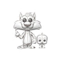 Image produit Figurine vinyle Looney Tunes POP! & Buddy Animation