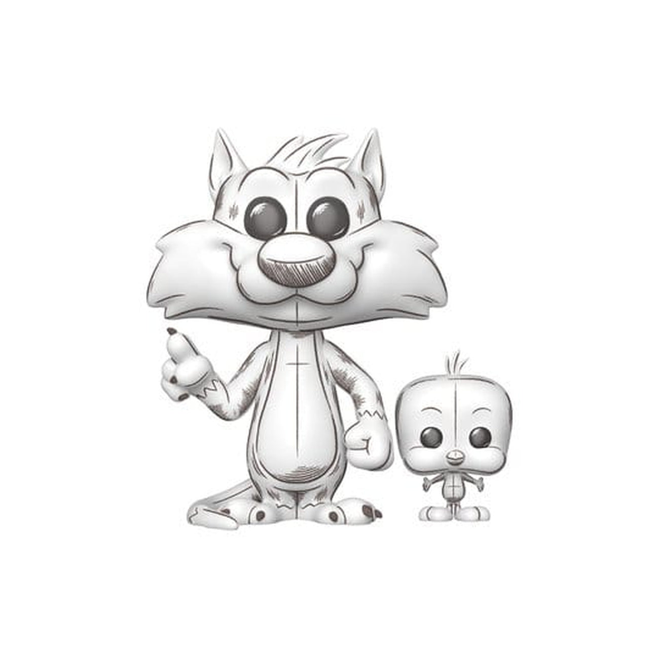 Image produit Figurine vinyle Looney Tunes POP! & Buddy Animation