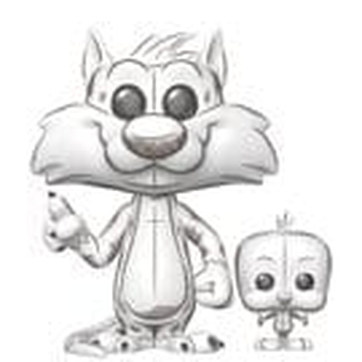 Image produit Figurine vinyle Looney Tunes POP! & Buddy Animation