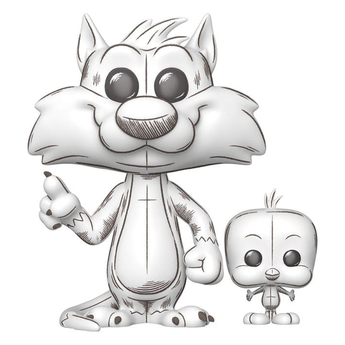 Image produit Figurine vinyle Looney Tunes POP! & Buddy Animation