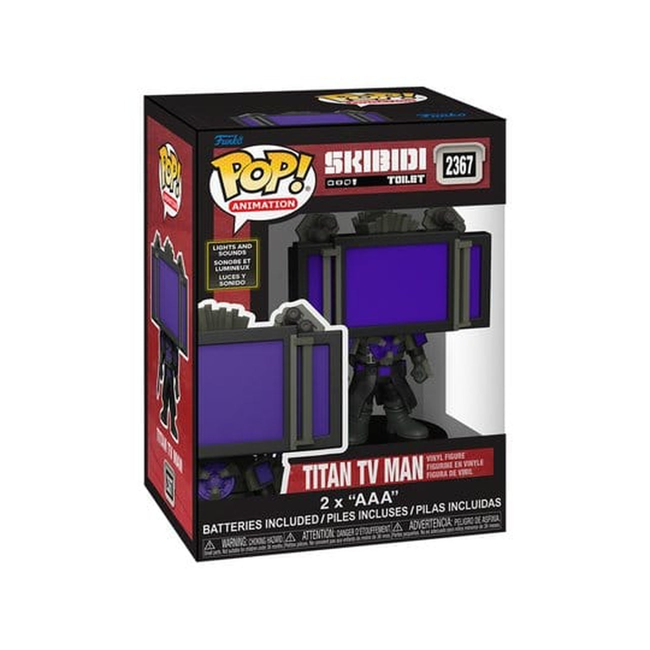 Produktbild Skibidi Toilet Super Sized POP! Vinyl Figur Titan TV