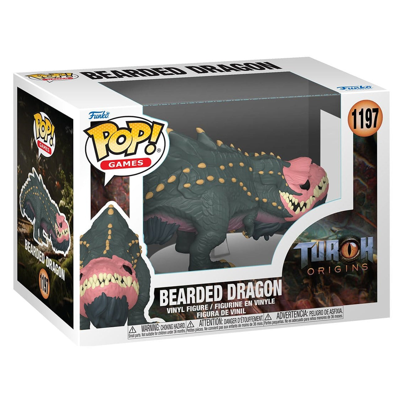 Immagine del prodotto Turok POP! Games Figure in vinile Bearded Dragon 9 cm
