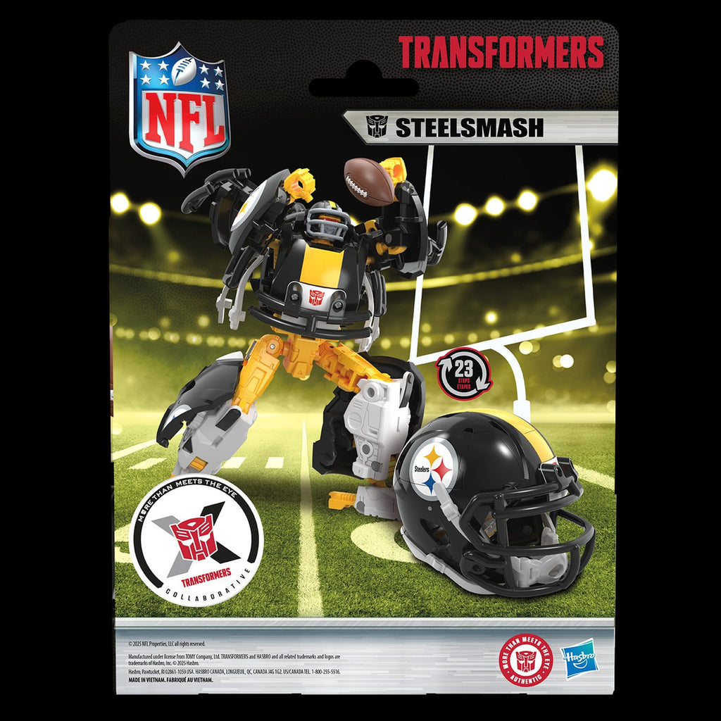 Image produit Transformers x NFL Figurine articulée Pittsburgh Steelers