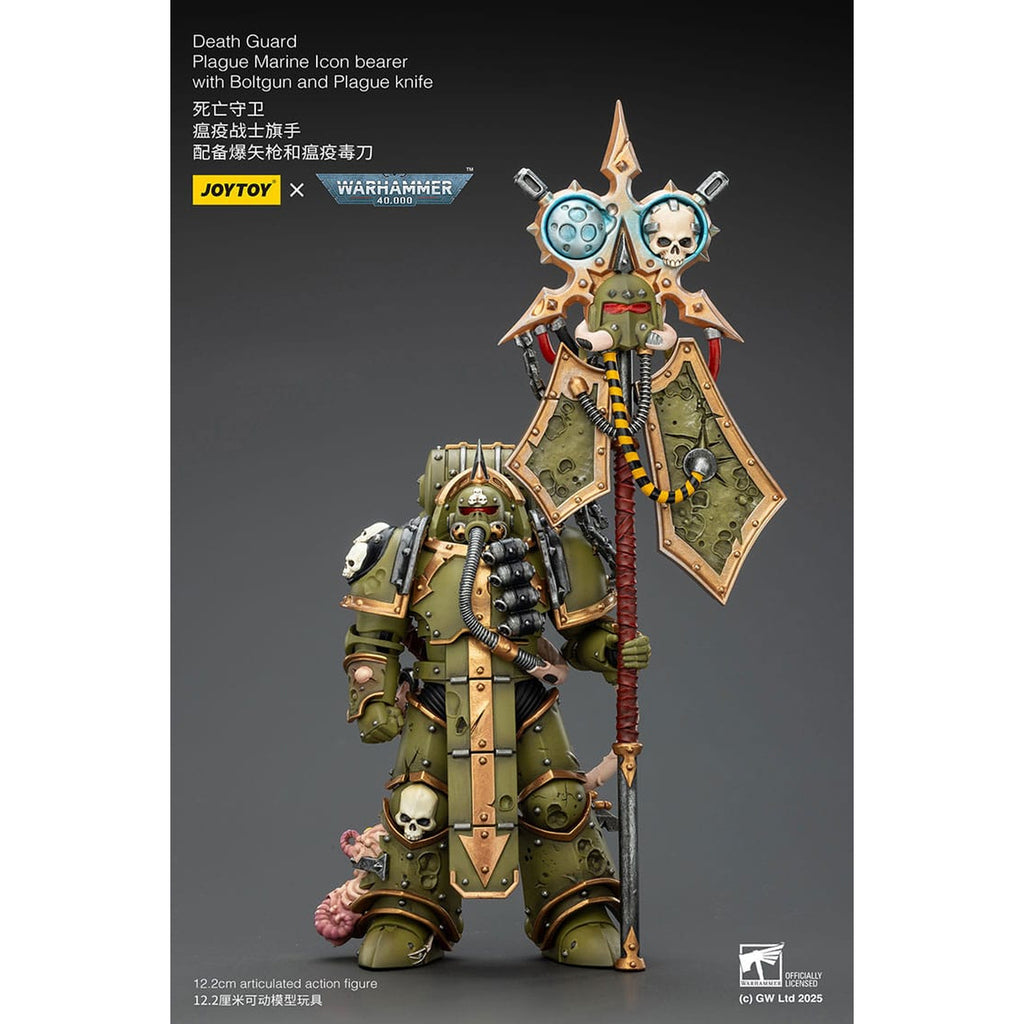 Produktbild Warhammer 40,000 Actionfigur Death Guard Plague Marine Icon