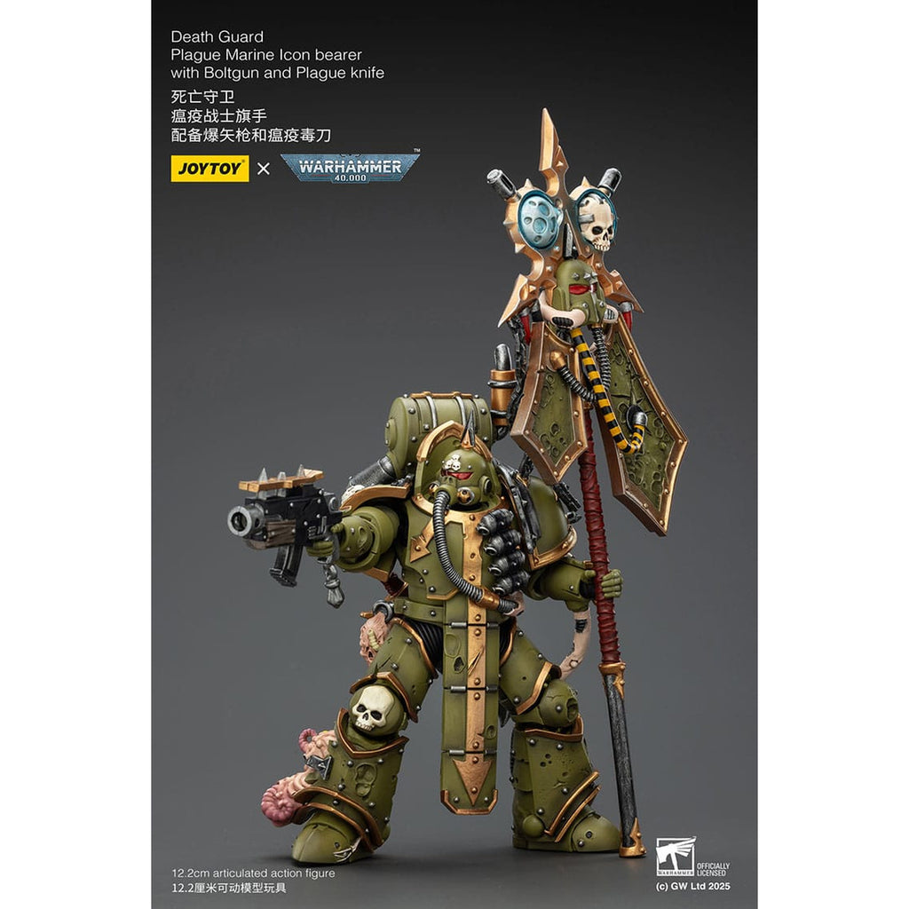 Produktbild Warhammer 40,000 Actionfigur Death Guard Plague Marine Icon