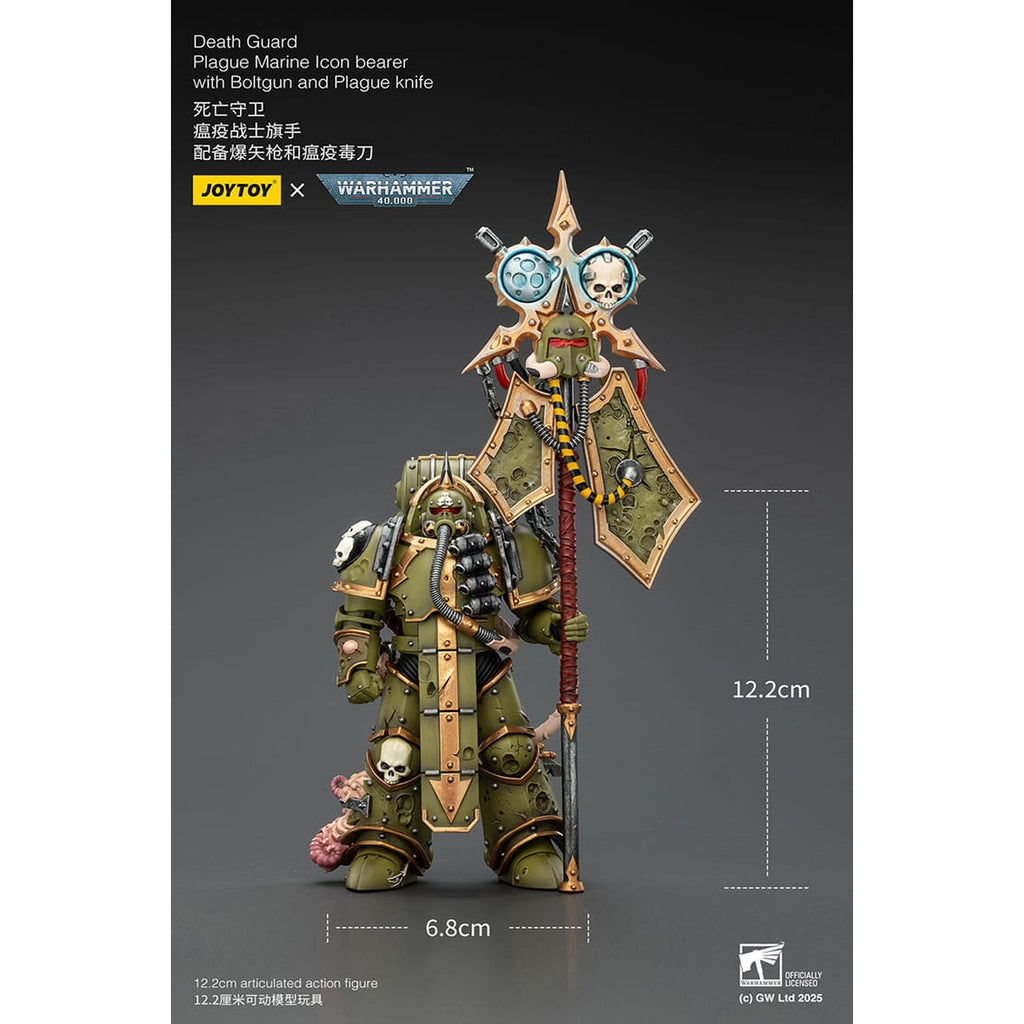 Produktbild Warhammer 40,000 Actionfigur Death Guard Plague Marine Icon