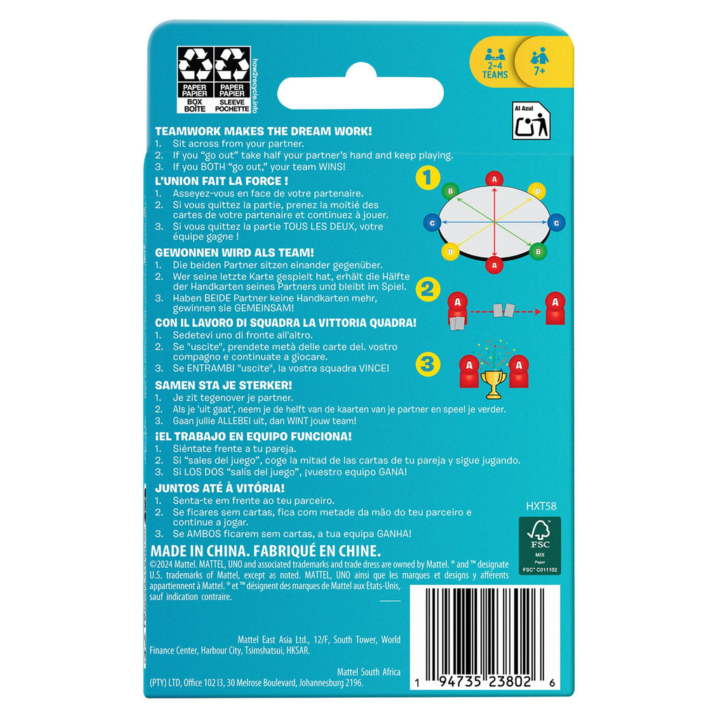 Image produit Jeu de cartes UNO Teams