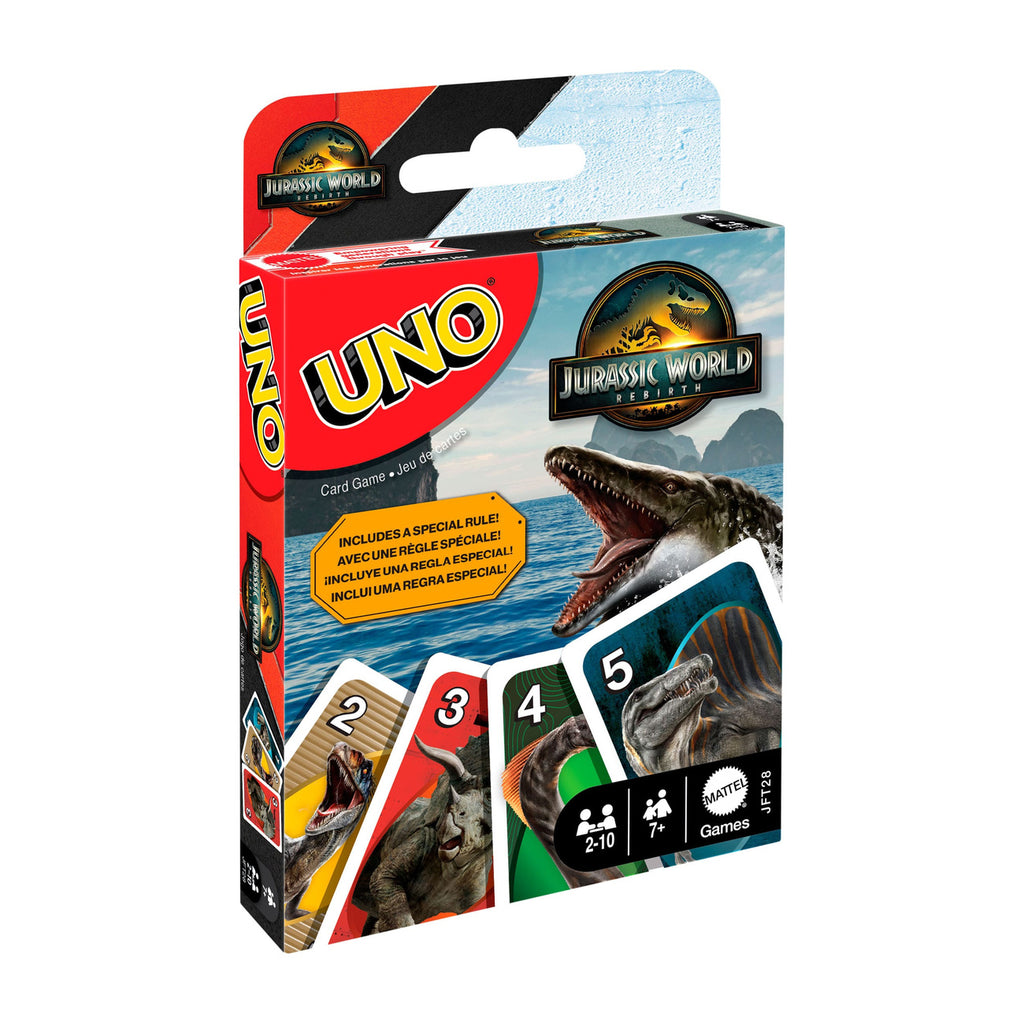 Produktbild Jurassic World: Die Wiedergeburt UNO Kartenspiel