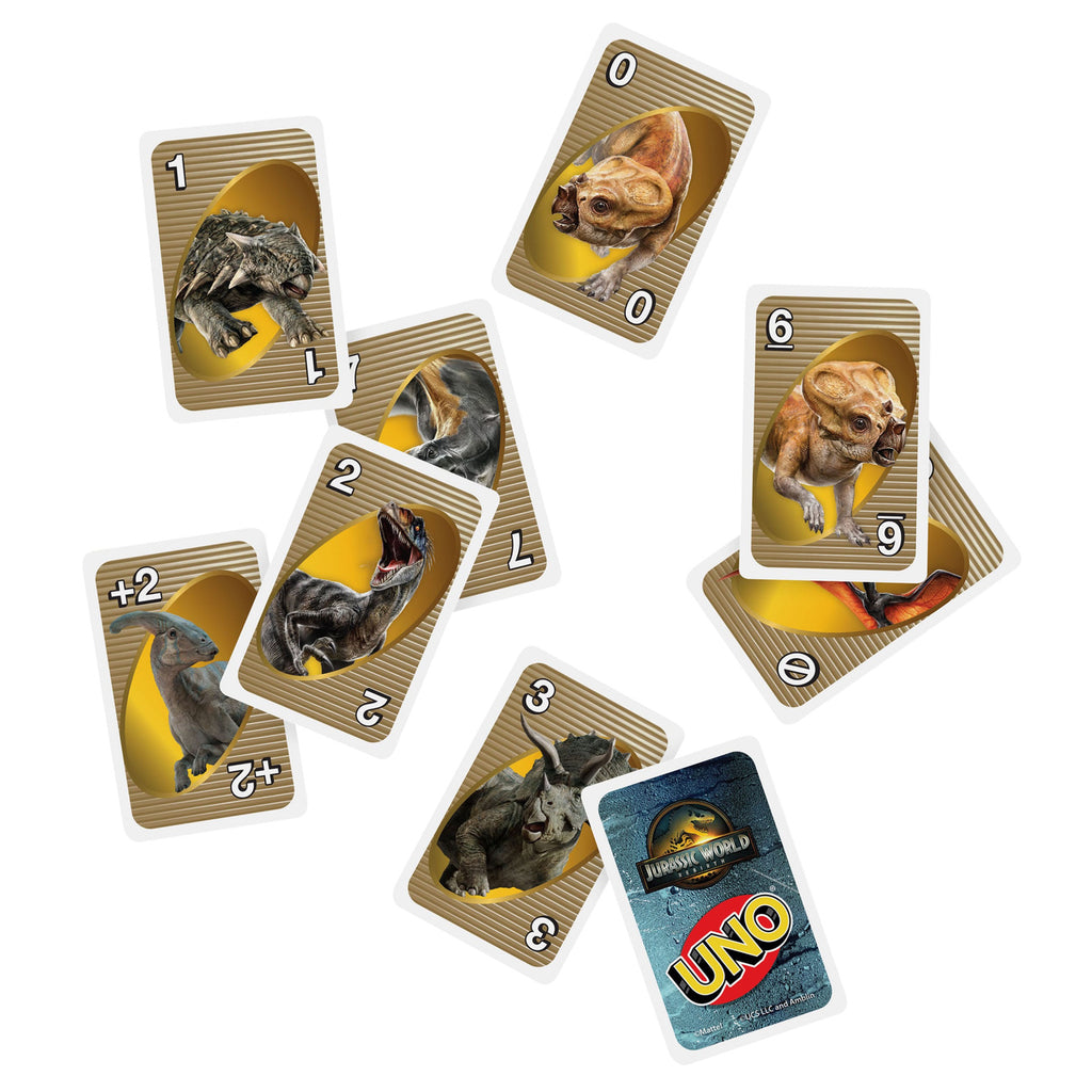 Produktbild Jurassic World: Die Wiedergeburt UNO Kartenspiel