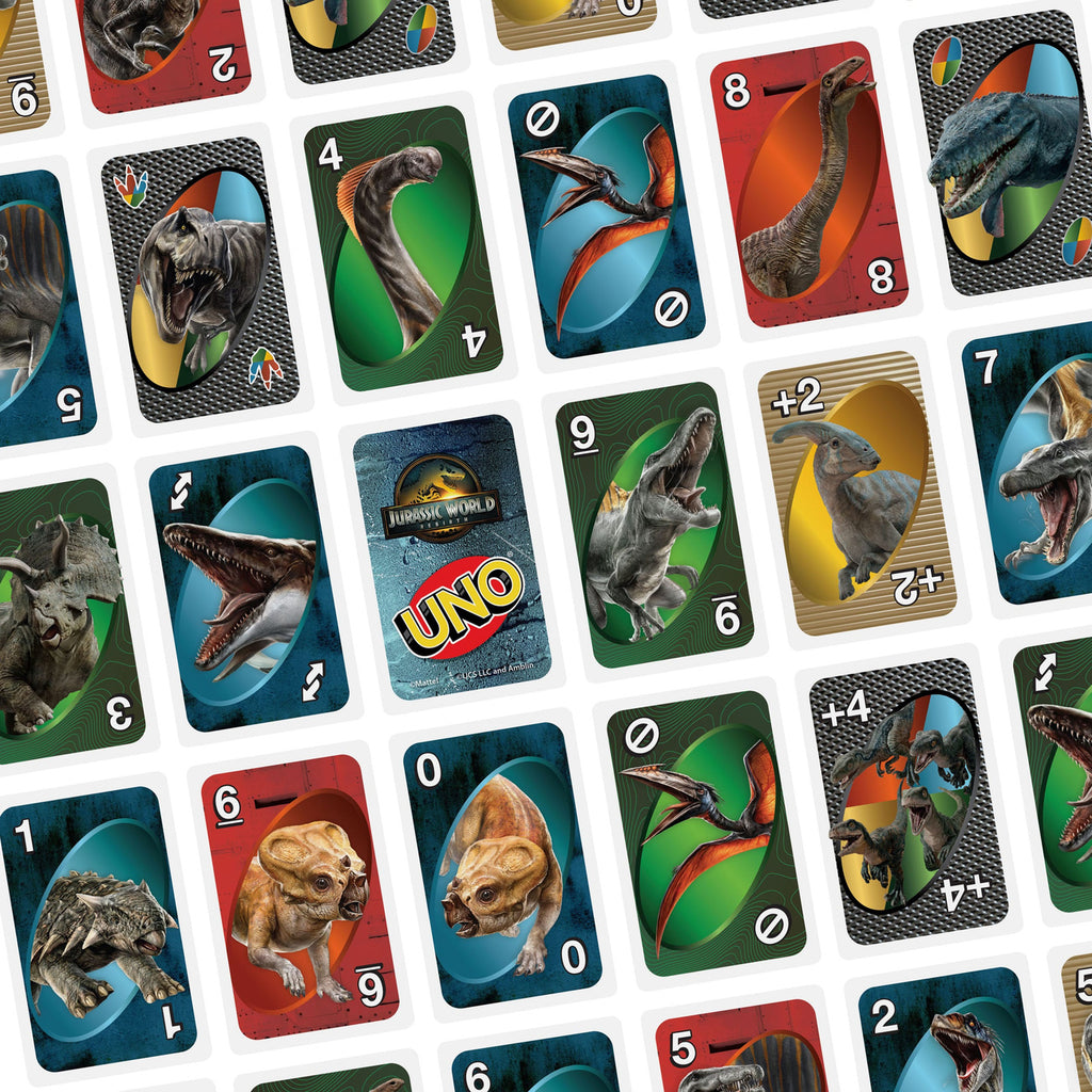 Produktbild Jurassic World: Die Wiedergeburt UNO Kartenspiel