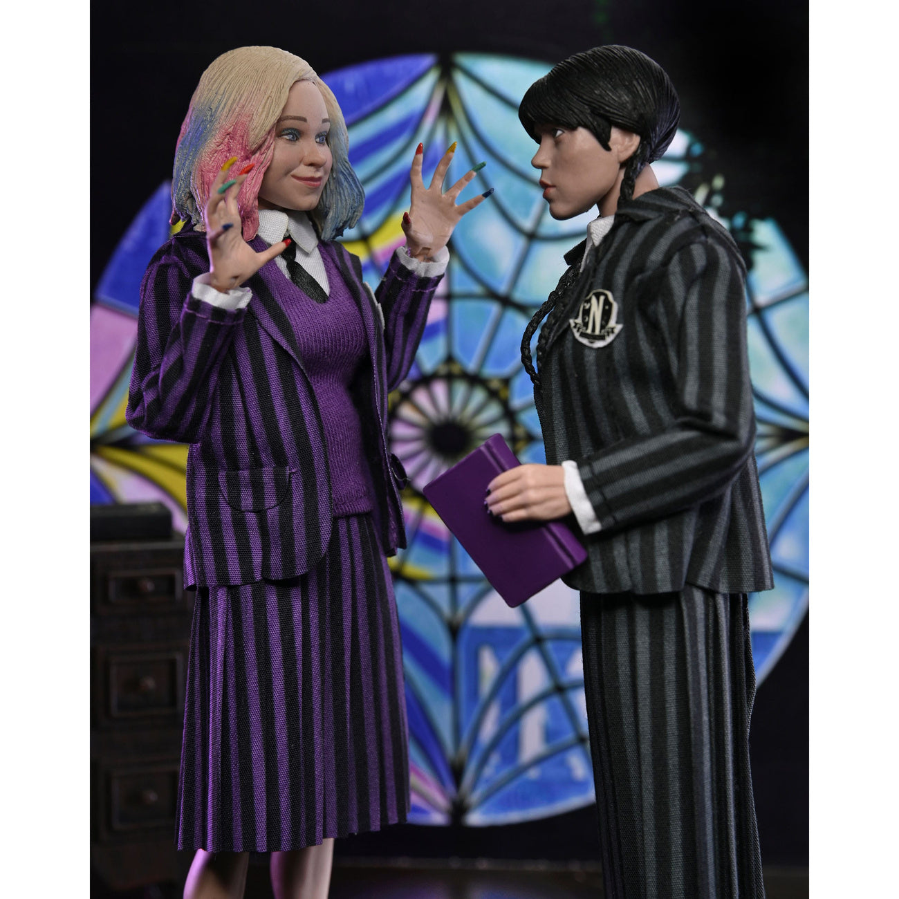 Image produit Pack de 2 figurines articulées Wednesday – Wednesday Addams