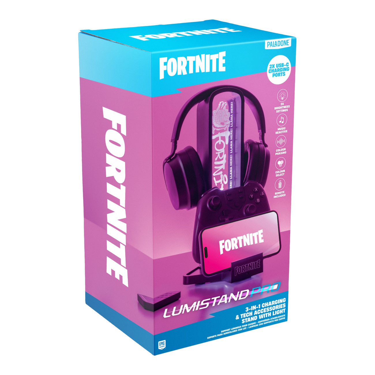 Produktbild Fortnite Kopfhörer-Halter mit Beleuchtung 30 cm
