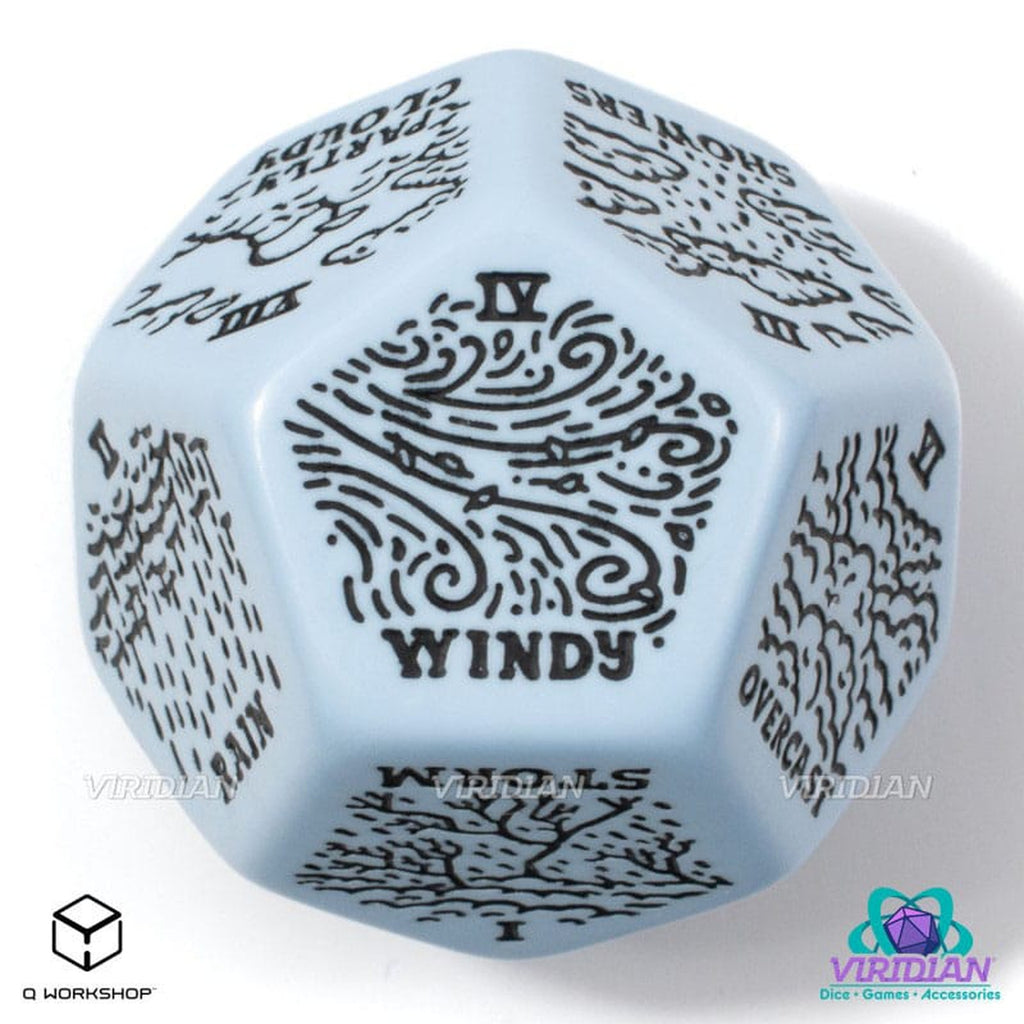 Image produit Viridian Dice Dé Jumbo Weather Generator D12 Bleu