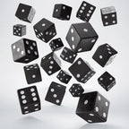 Image produit Q Workshop Set de dés Full Pack D6 Noir (20)