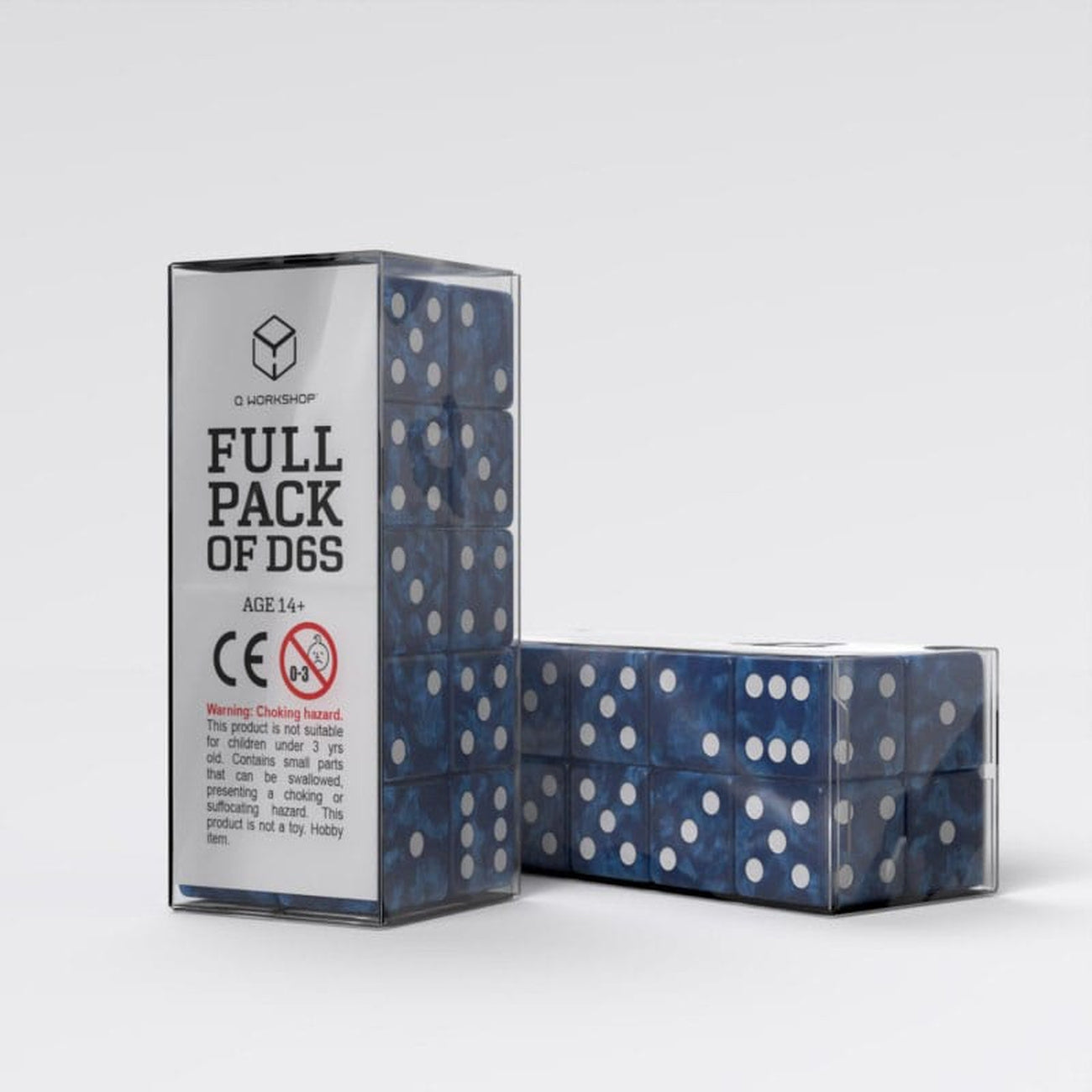 Image produit Q Workshop Set de dés Full Pack D6 Cobalt (20)