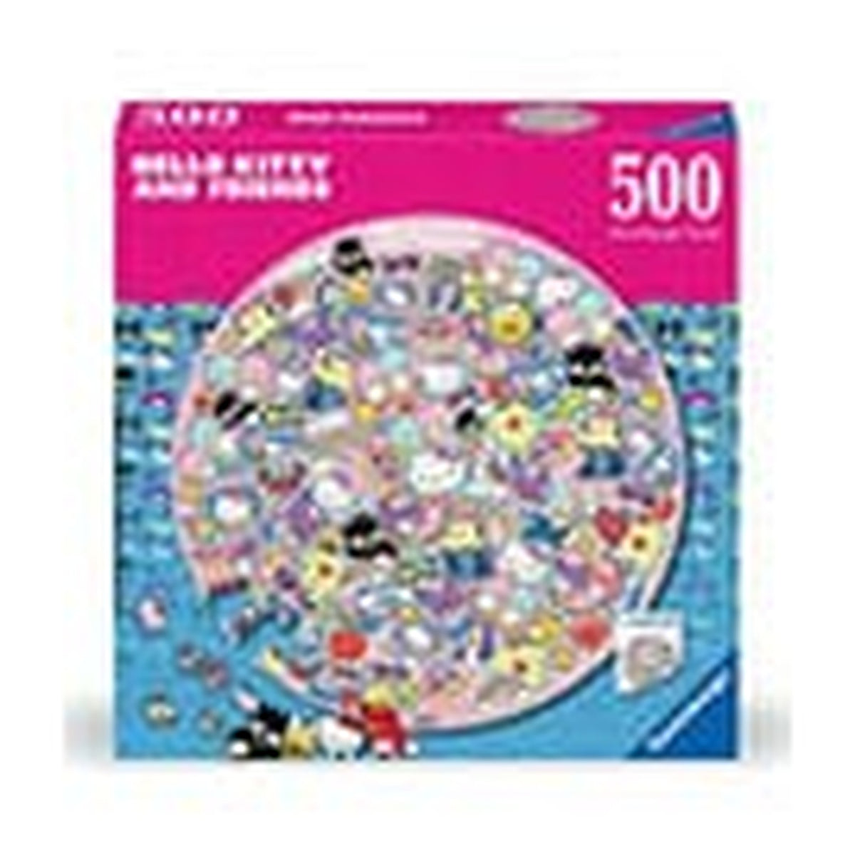 Product image Hello Kitty and Friends Round Puzzle (500 Pieces)
