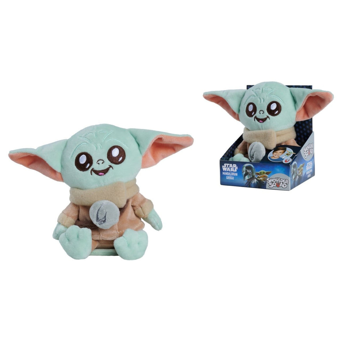 Immagine del prodotto Star Wars The Mandalorian Grogu peluche da spalla 13 cm