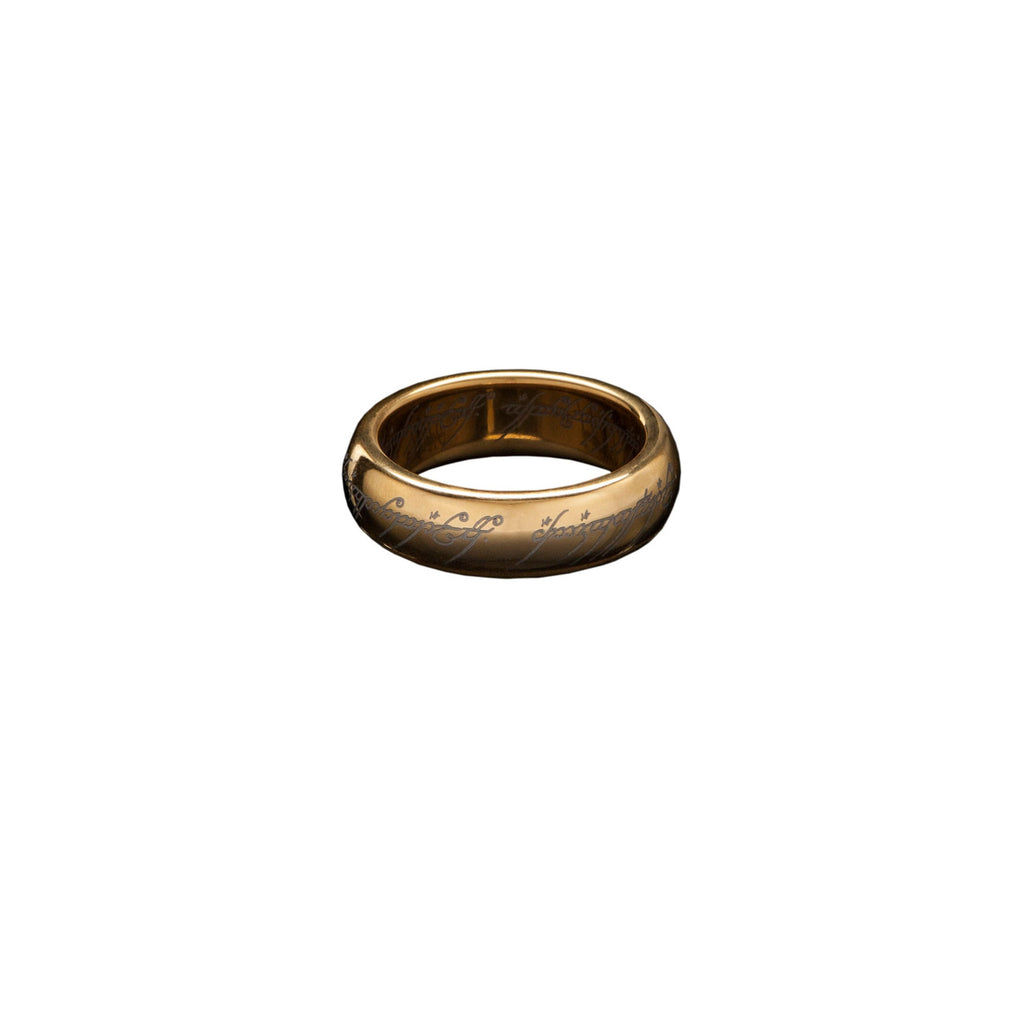 Image produit Le Seigneur des Anneaux Bague en tungstène L’Anneau unique (doré) Taille