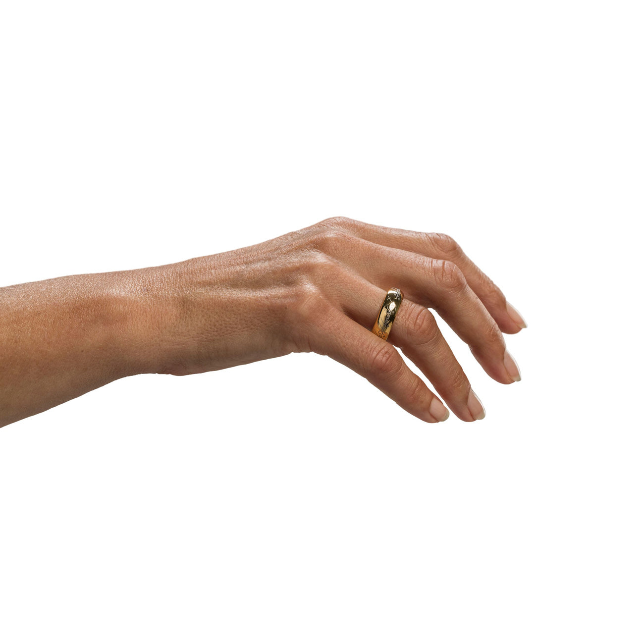 Image produit Le Seigneur des Anneaux Bague en tungstène L’Anneau unique (doré) Taille