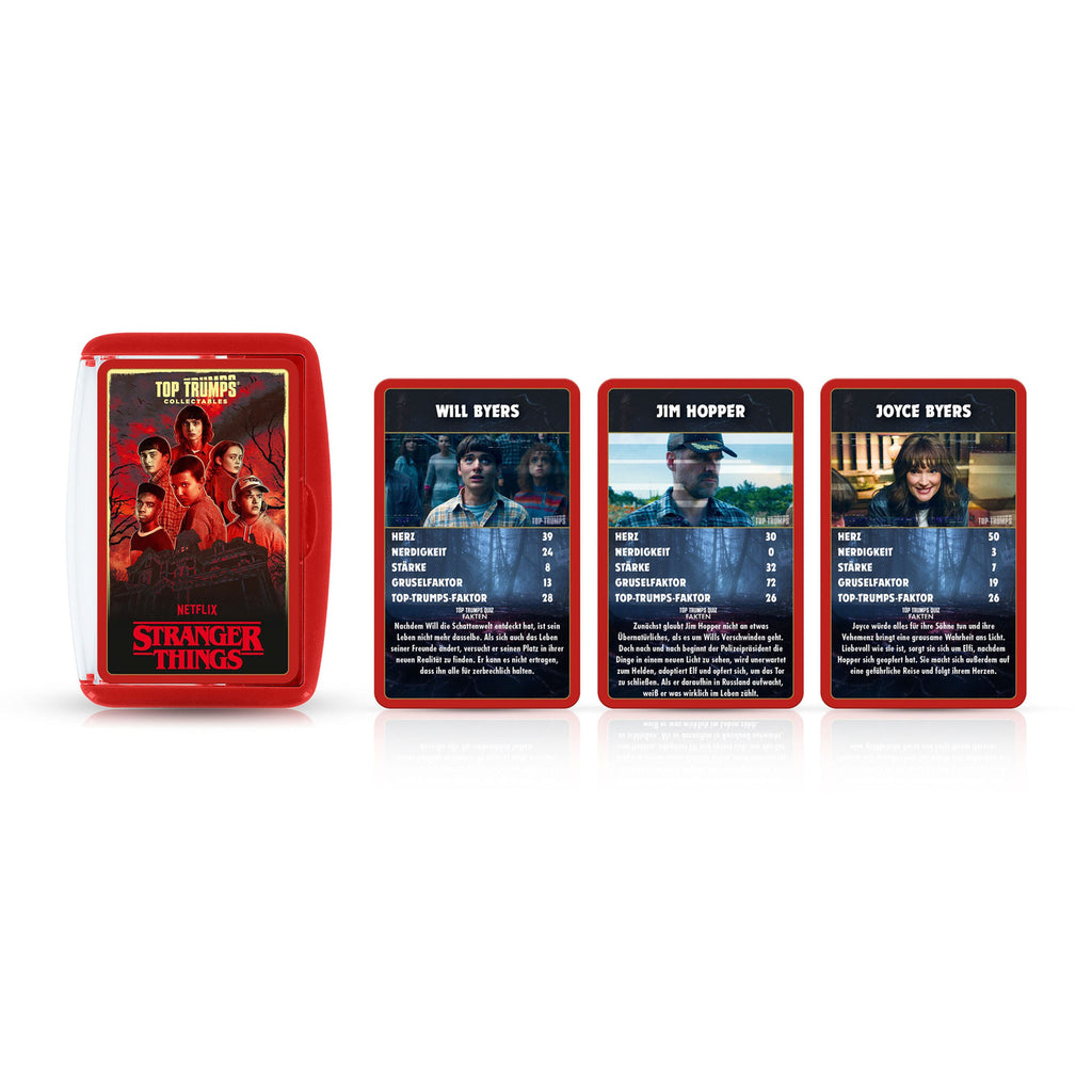 Produktbild Stranger Things Kartenspiel Top Trumps Collectables