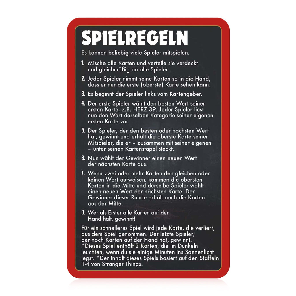 Produktbild Stranger Things Kartenspiel Top Trumps Collectables